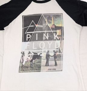 Pink Floyd Long Sleeve Jersey Tee By Liquid Blue Album Covers Collage Medium